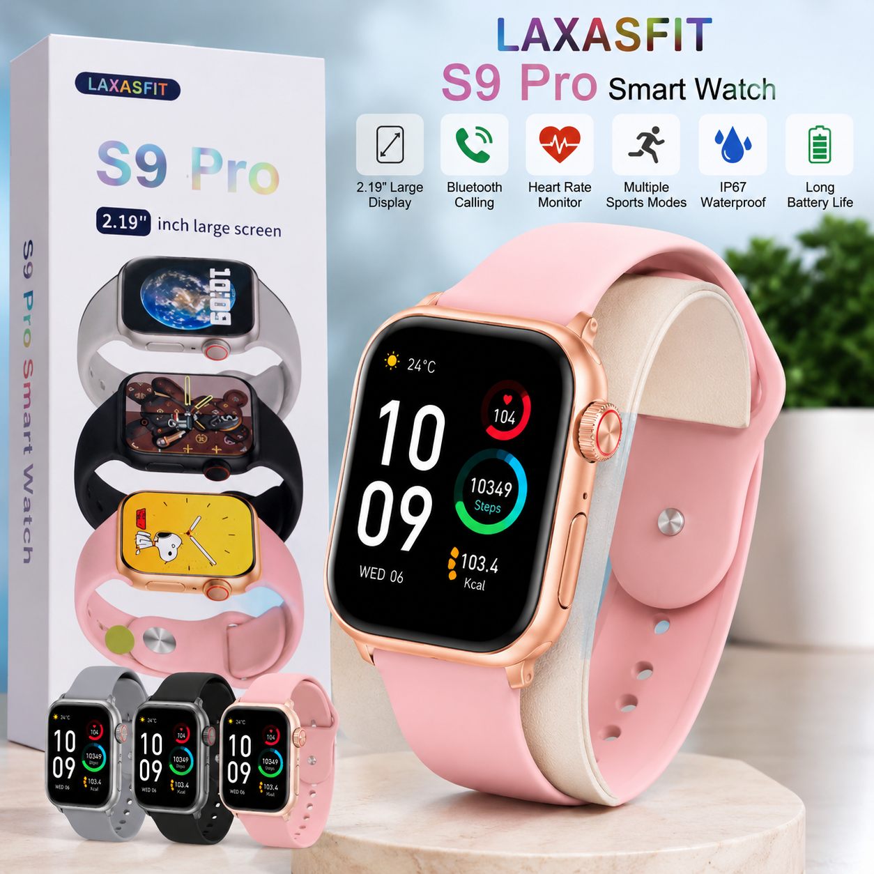 LAXASFIT S9 Pro SmartWatch