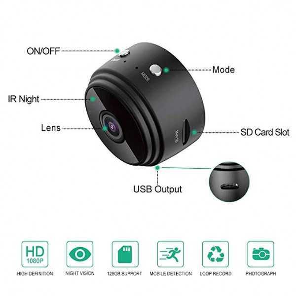 A9 Mini WiFi Battery IP Camera
