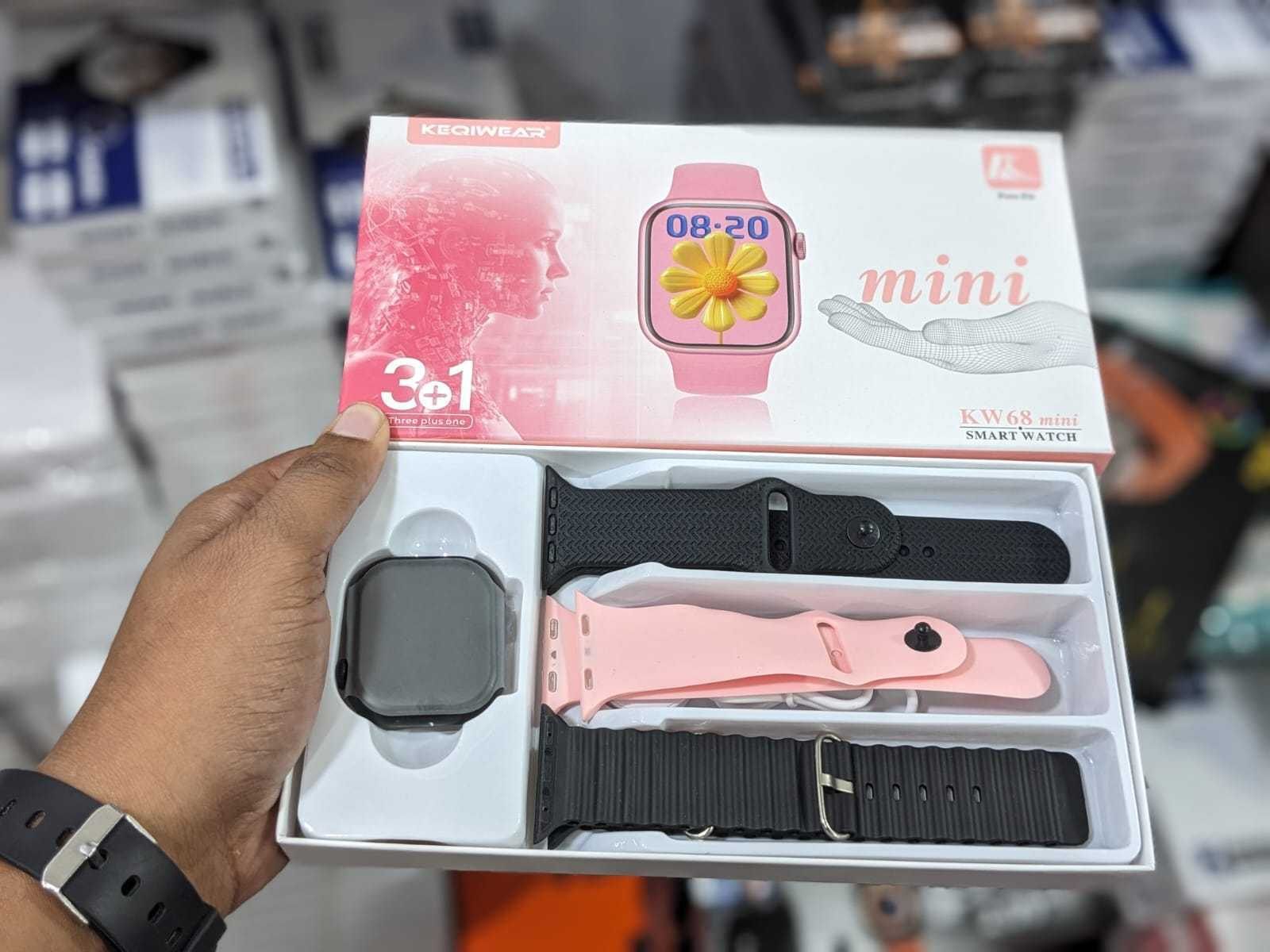 KW68 Mini Smart Watch | 3+ Extra Strap